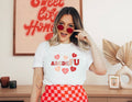 abcdeFU w/ 6 Red & Pink Hearts - Design 1 DC-Blonde Tees