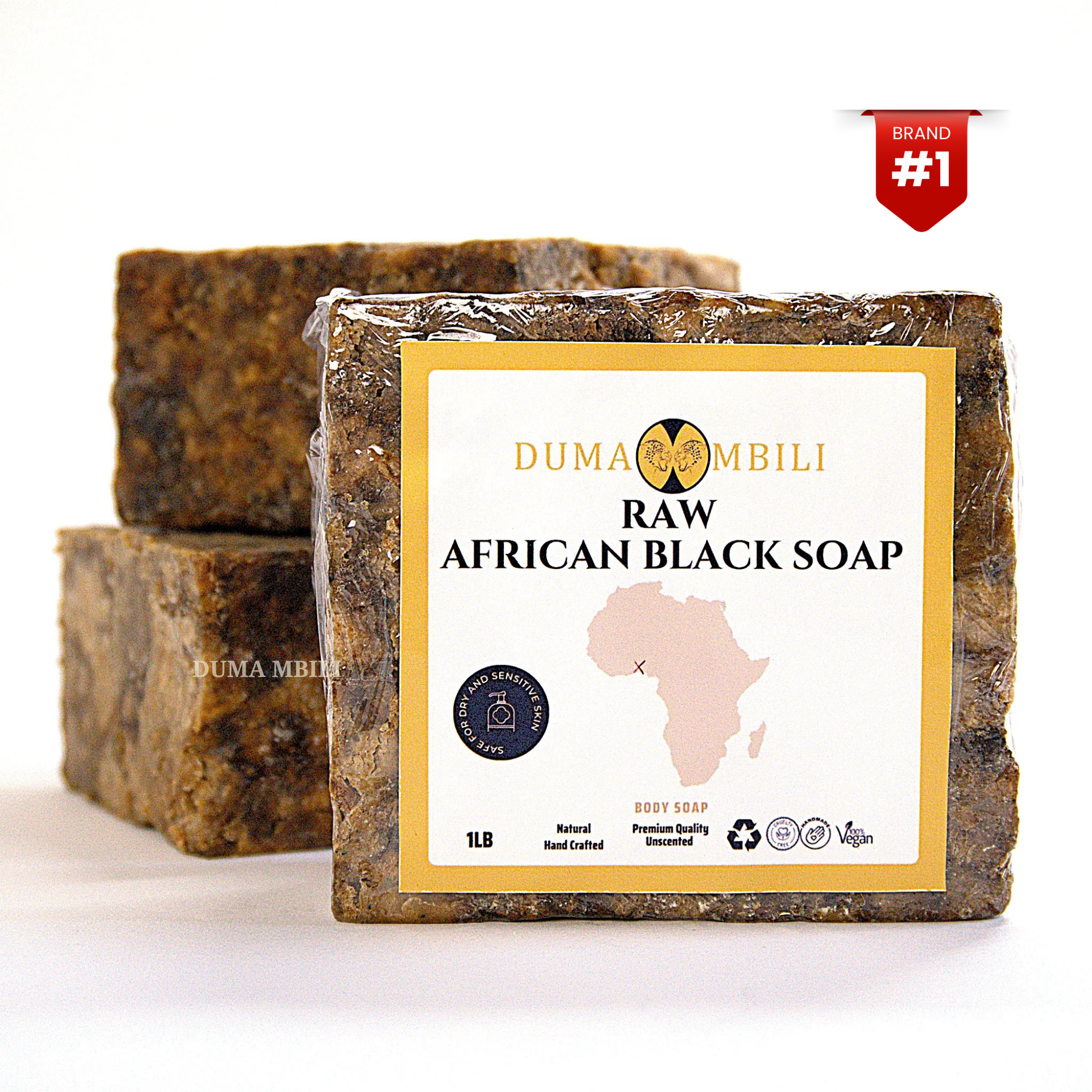 Authentic African Black Soap | Organic Skincare for Clear & Glowing Skin Duma Mbili LLC