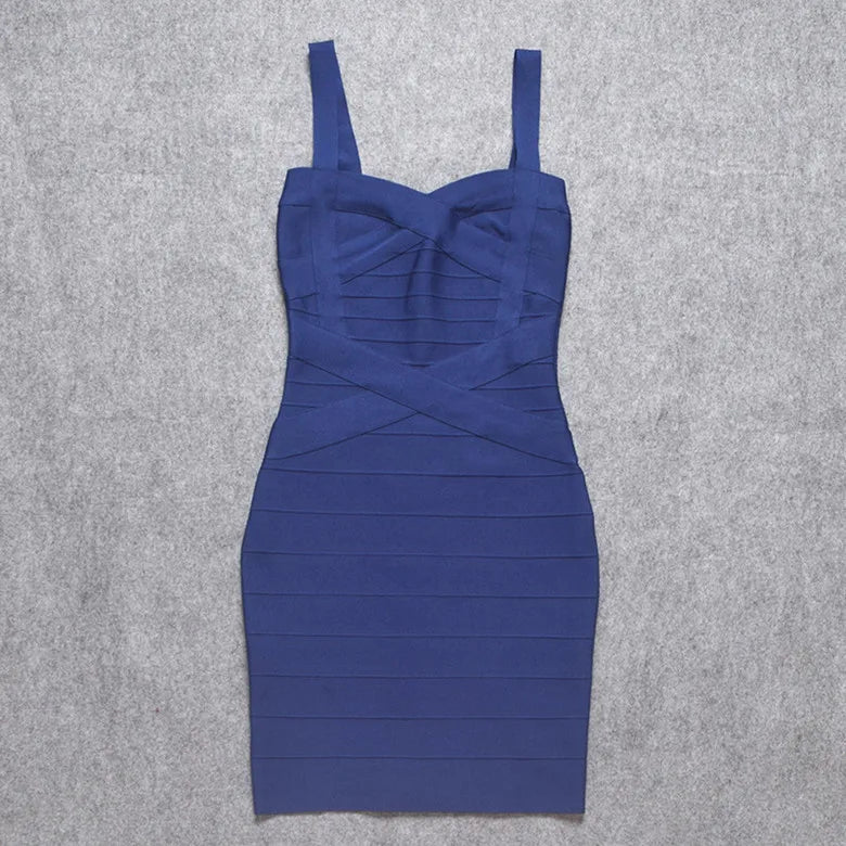 HQBORY Classic Mini Bandage Dress Bodycon Strap Mini Pencil Slim Party Dress Vestidos Quality Fuchsia Pink Dress EVERYDAY ESSENTIALS