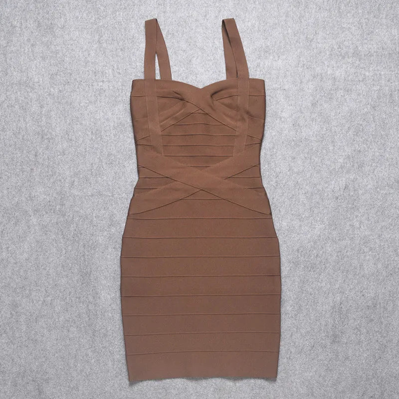 HQBORY Classic Mini Bandage Dress Bodycon Strap Mini Pencil Slim Party Dress Vestidos Quality Fuchsia Pink Dress EVERYDAY ESSENTIALS