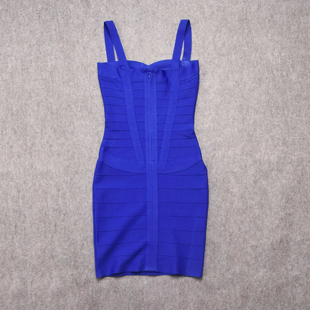 HQBORY Classic Mini Bandage Dress Bodycon Strap Mini Pencil Slim Party Dress Vestidos Quality Fuchsia Pink Dress EVERYDAY ESSENTIALS