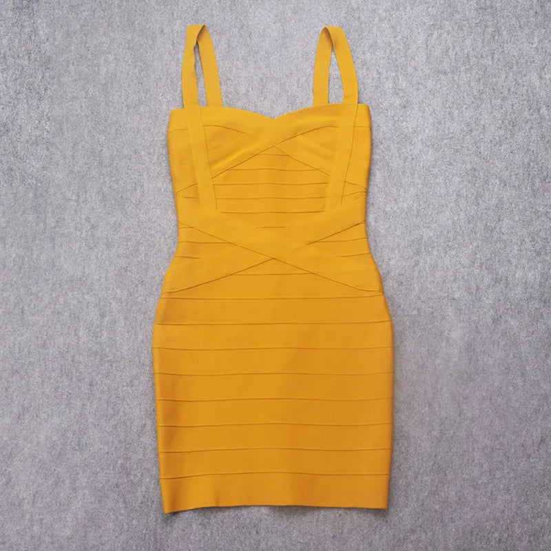 HQBORY Classic Mini Bandage Dress Bodycon Strap Mini Pencil Slim Party Dress Vestidos Quality Fuchsia Pink Dress EVERYDAY ESSENTIALS
