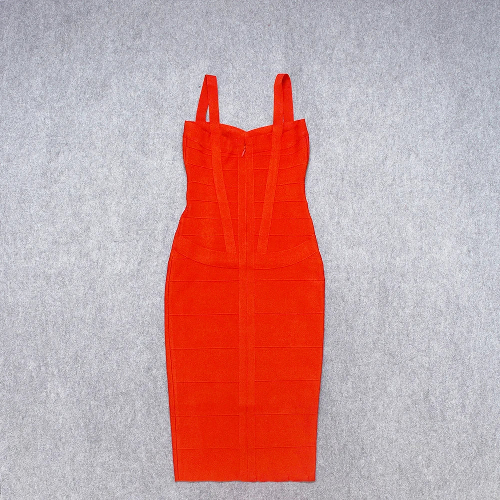 BEAUKEY Vintage Sexy Red Long Bandage Wedding Evening Dress Women 2023 Bodycon Club Knitted Party Pink Dress Birthday Vestidos EVERYDAY ESSENTIALS