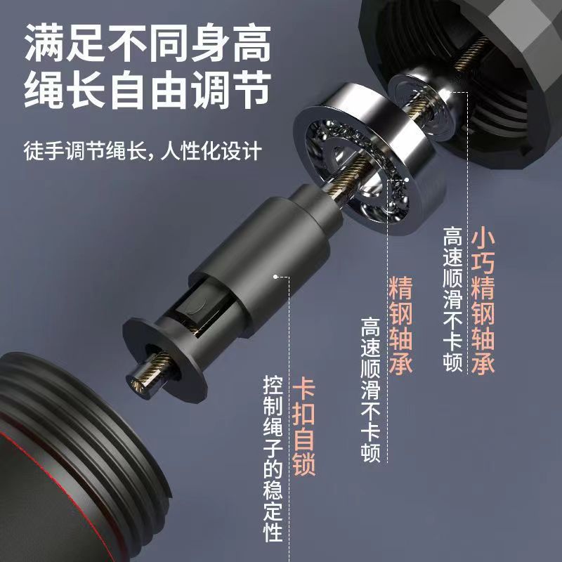 Cross-border weight-bearing steel wire skipping rope fitness exercise student competition bearing skipping rope sporting goods equipment wholesale EVERYDAY ESSENTIALS