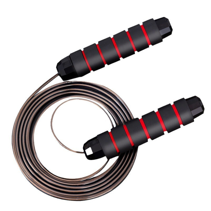 Cross-border weight-bearing steel wire skipping rope fitness exercise student competition bearing skipping rope sporting goods equipment wholesale EVERYDAY ESSENTIALS