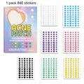 420-1260PC New Colorful Pimple Patch Acne Patches Cute Star Shaped Acne Treatment Stickers Covering Zits Blemishes EVERYDAY ESSENTIALS