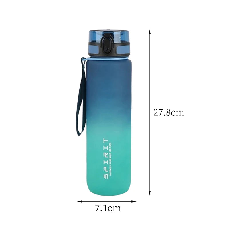 750ml Water Bottle with Straw Time Marker Large Capacity Motivational Plastic Water Jug for Gym Travel Outdoor Sports Reusable Everyday Essentials