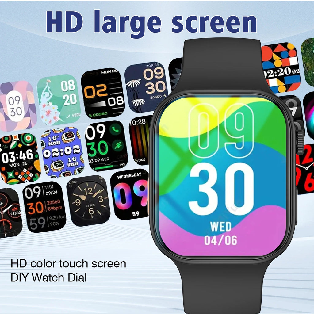 Smart Watch Bluetooth Call Message Display Fitness Monitoring Bracelet Christmas Gift Suitable for Android iPhone EVERYDAY ESSENTIALS