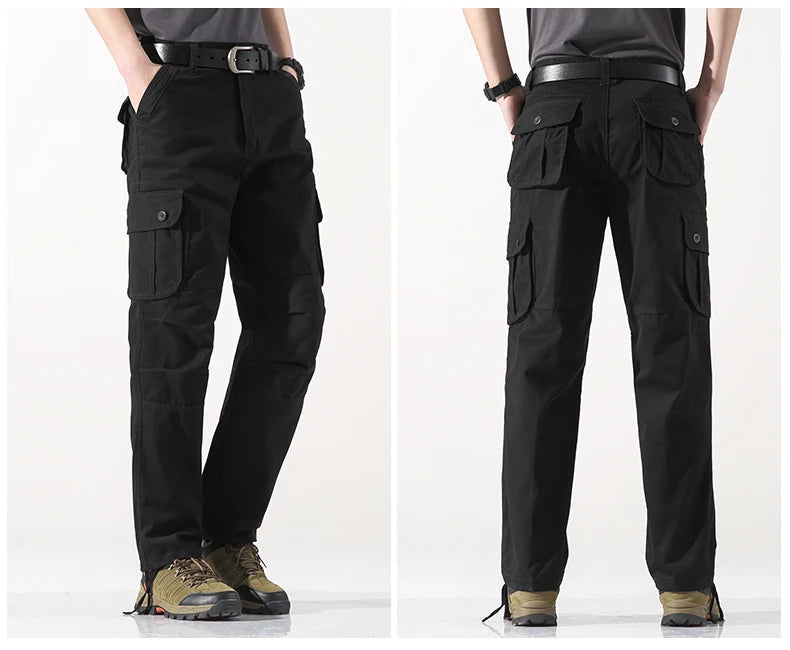 Tactical Cargo Pants Men Cotton Overalls Outdoor Work Trousers Big Size Hombre Clothing Camo Hiking Pants EVERYDAY ESSENTIALS