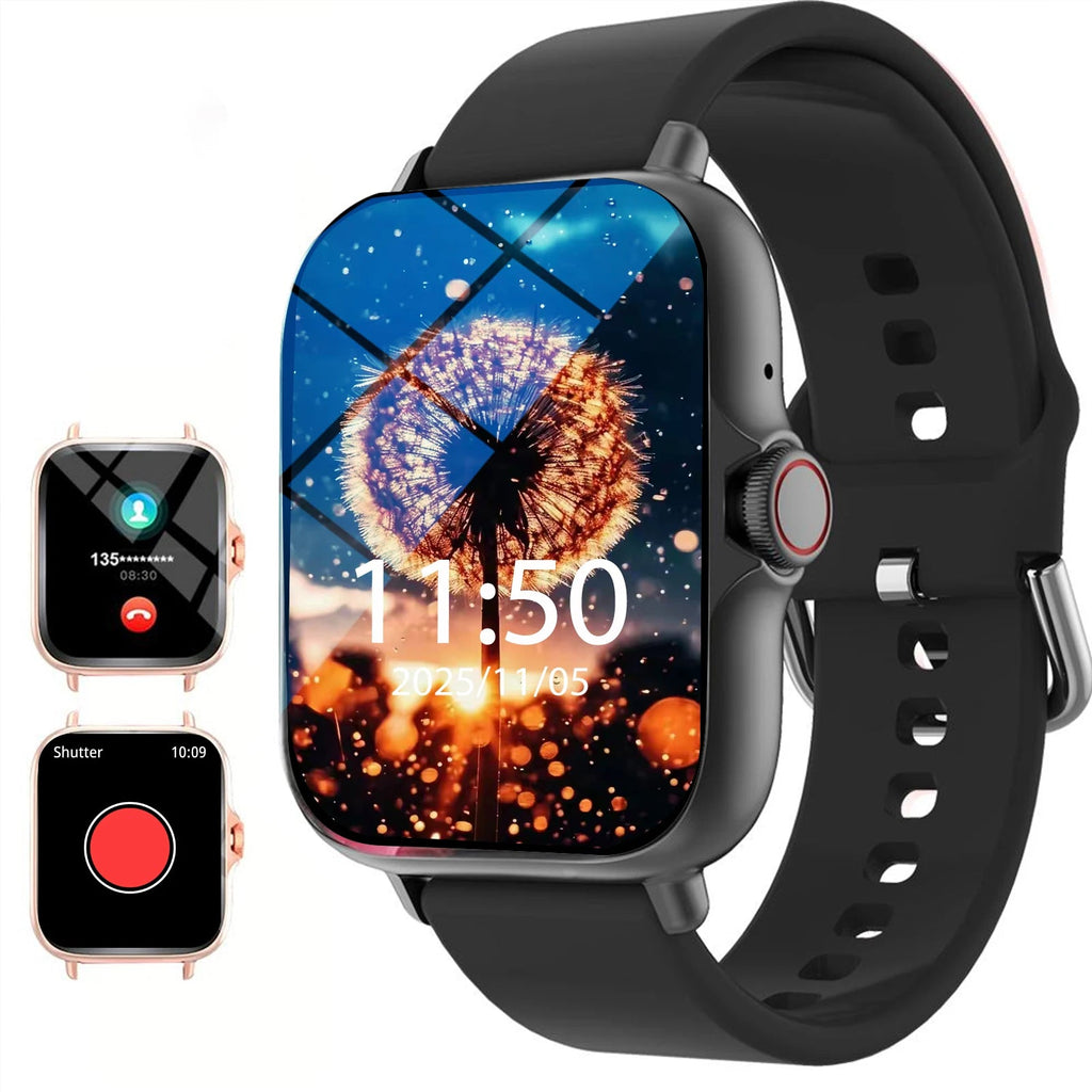 Smart Watch, Wireless Call/Dial, Multi-Sport Mode, Multiple APP Reminders, Suitable for Men and Women, Compatible with IPhone/An EVERYDAY ESSENTIALS