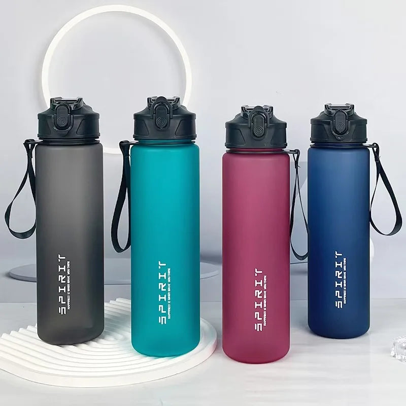 750ml Water Bottle with Straw Time Marker Large Capacity Motivational Plastic Water Jug for Gym Travel Outdoor Sports Reusable Everyday Essentials