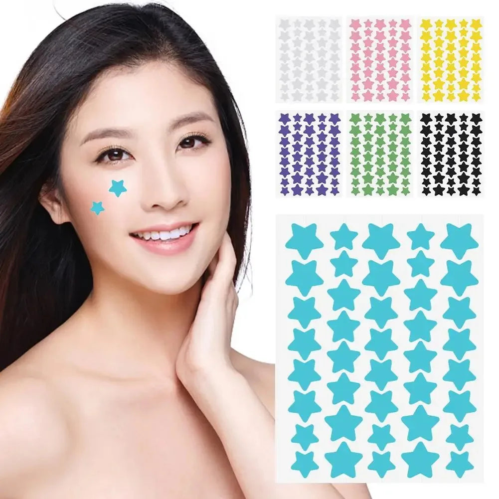 40pcs/120pcs Colorful PE Pimple Patches Cute Star Shaped Pimple Cover Sticker Invisible Pimple Cover Removal Pimple Patch EVERYDAY ESSENTIALS