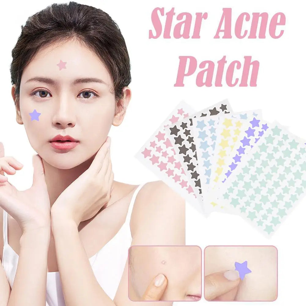 60PCS Colorful Acne Pimple Patch Sticker Waterproof Removal Pimple Anti-Acne Hydrocolloid Patches Spot Marks Repair Sticker EVERYDAY ESSENTIALS