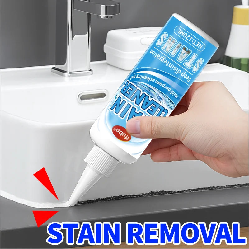 Multi-Purpose Mildew Stain Cleaning Gel, Deep Penetrating Mold Remover For Washing Machine Seal Sink Tile Toilet Wall Black Spot EVERYDAY ESSENTIALS