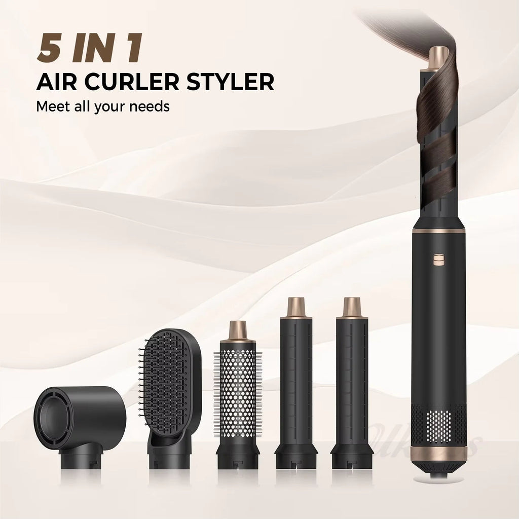 Multi-In-One Hair Dryer Styler, Hot Air Comb, Detachable Brush, Straightening & Curling Dual-Use, Household Hair Styling Tool EVERYDAY ESSENTIALS