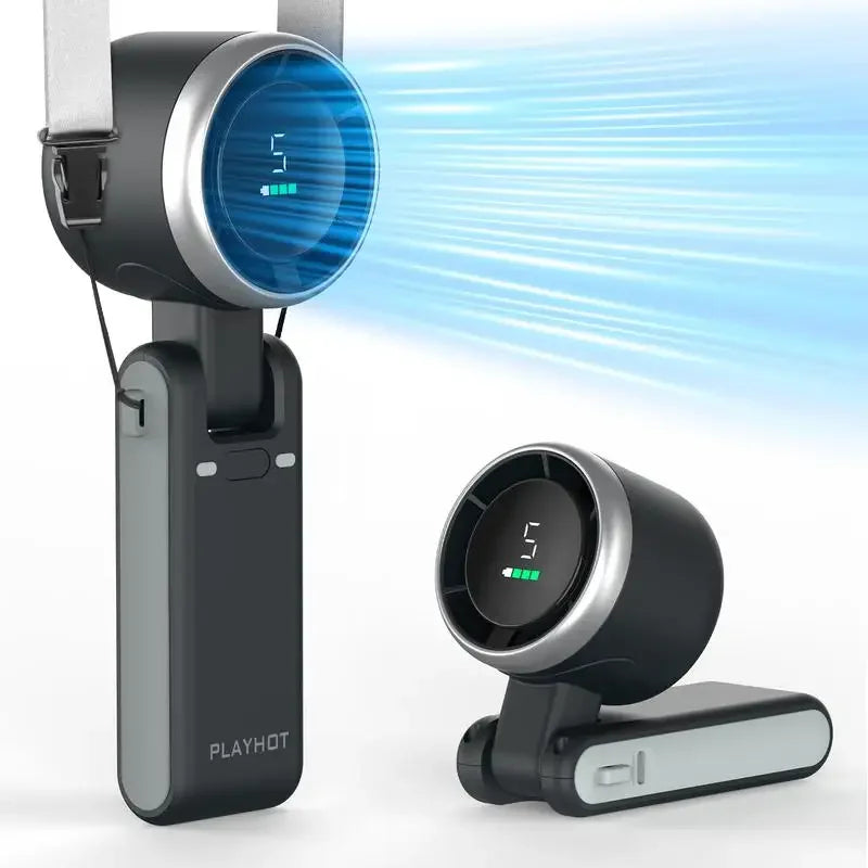 3-in-1 Fan, 5-speed, 3600mAh Rechargeable Lithium Battery, USB Charging, Travel Mini Fan Everyday Essentials