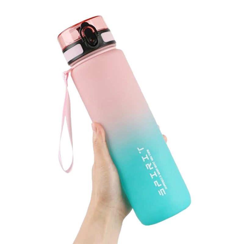 750ml Water Bottle with Straw Time Marker Large Capacity Motivational Plastic Water Jug for Gym Travel Outdoor Sports Reusable Everyday Essentials