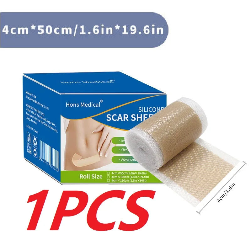Scar Patches Remove Silicone Gel Sheet Correctors Burn Wounds Efficient Surgery Scar Tape Skin Repair Self-Adhesive Scar Cover EVERYDAY ESSENTIALS