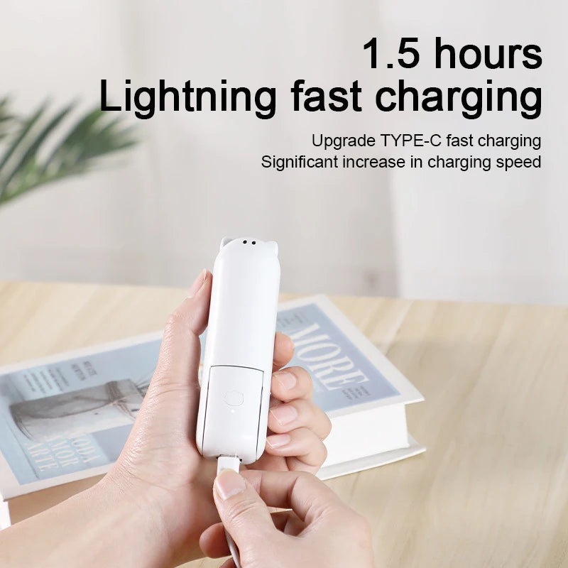 Foldable Small Fan Portable and high-power Hand Held Portable Mini Fan Rechargeable Hand USB Charge Fan EVERYDAY ESSENTIALS