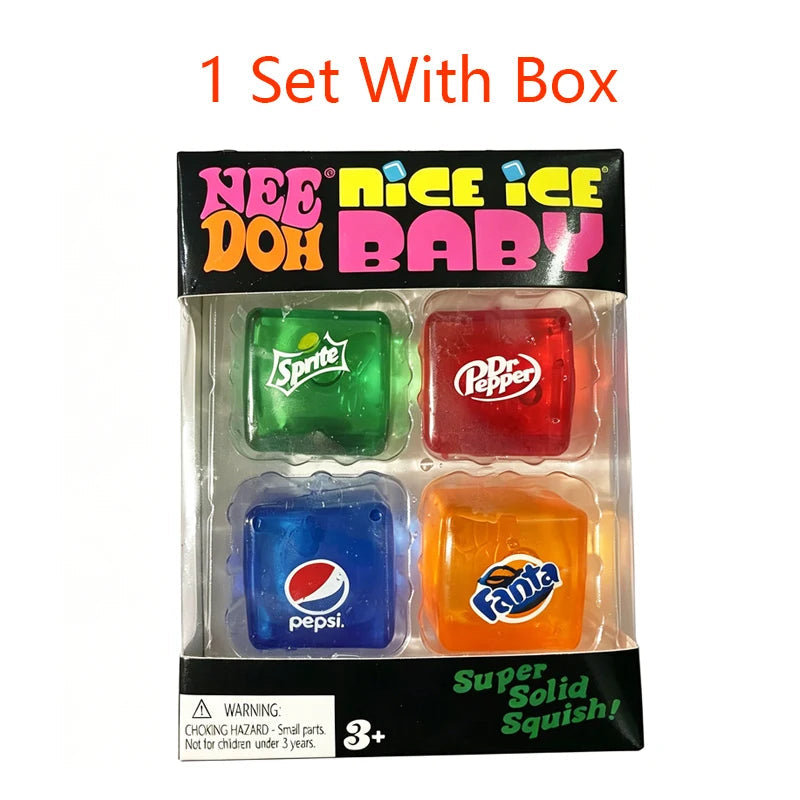 Squishy //Schylling NeeDoh Nice /*Cube Sensory Squeeze Toy Super Squish Stress Relief Anxiety Sensory Tool Stress Reliever Toys EVERYDAY ESSENTIALS