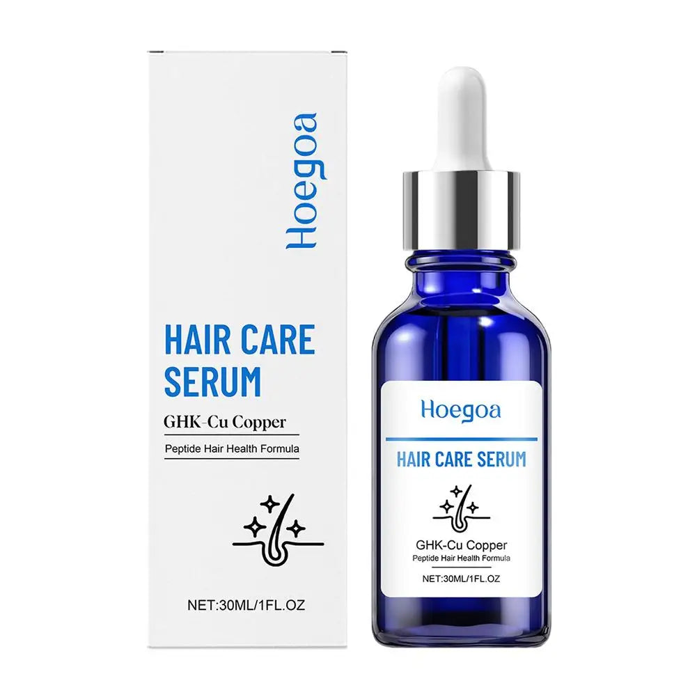 Copper Peptide Hair Serum Ghk-Cu Peptide for Hair Growth Scalp Moisturizer Advanced Regrowth Treatment Root Strengthen Hair Oil EVERYDAY ESSENTIALS