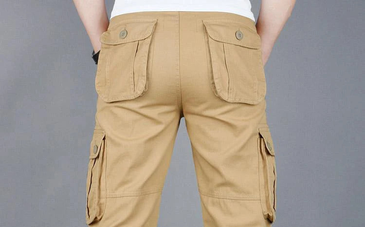 Tactical Cargo Pants Men Cotton Overalls Outdoor Work Trousers Big Size Hombre Clothing Camo Hiking Pants EVERYDAY ESSENTIALS