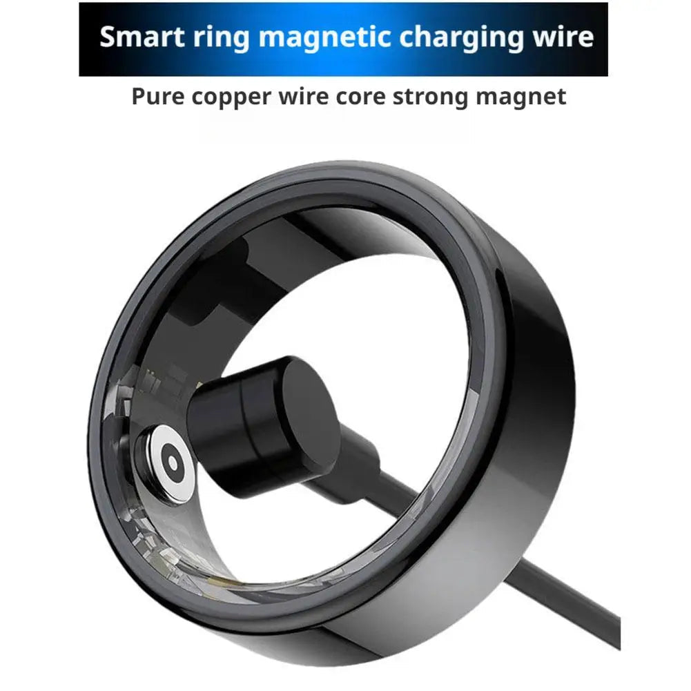 Smart Ring Charge Cable For Smart Ring Dock Connector USB Charging Cable Cord 4MM Magnetic Charger Power Adapter Wire 30cm EVERYDAY ESSENTIALS