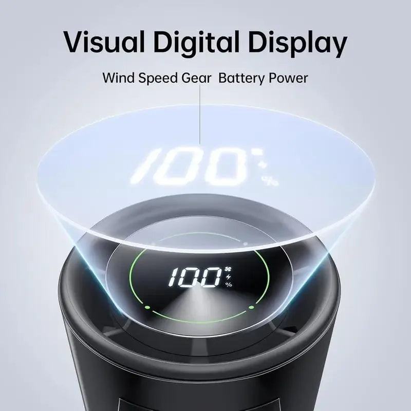 3-in-1 Fan, 5-speed, 3600mAh Rechargeable Lithium Battery, USB Charging, Travel Mini Fan Everyday Essentials