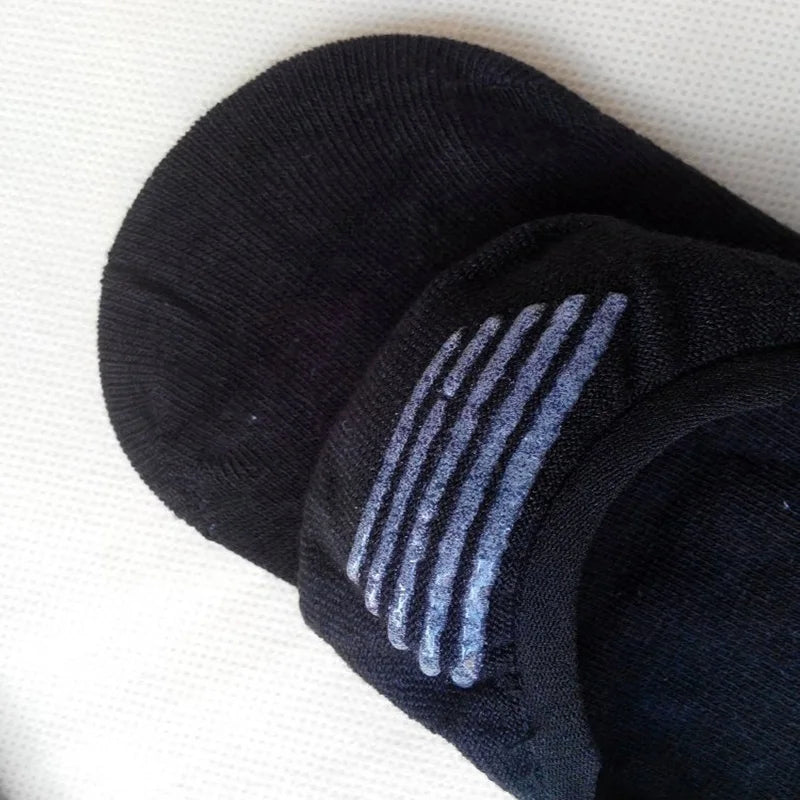 6 Pairs/Lot Men's Bamboo Breathable Invisible Socks Low Cut Casual Cotton Boat Non-Slip No Show High Quality Sock EVERYDAY ESSENTIALS