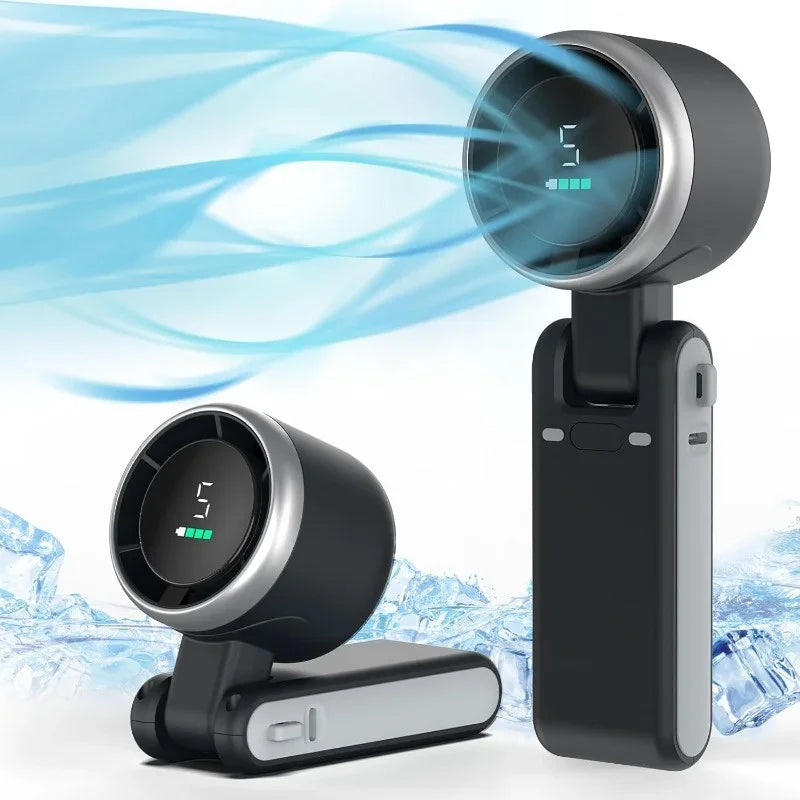 3-in-1 Fan, 5-speed, 3600mAh Rechargeable Lithium Battery, USB Charging, Travel Mini Fan Everyday Essentials
