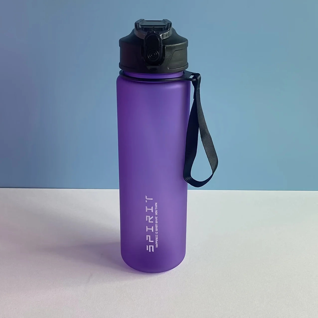 750ml Water Bottle with Straw Time Marker Large Capacity Motivational Plastic Water Jug for Gym Travel Outdoor Sports Reusable Everyday Essentials