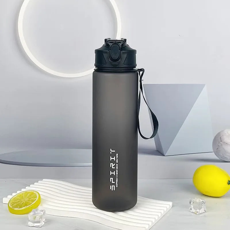 750ml Water Bottle with Straw Time Marker Large Capacity Motivational Plastic Water Jug for Gym Travel Outdoor Sports Reusable Everyday Essentials