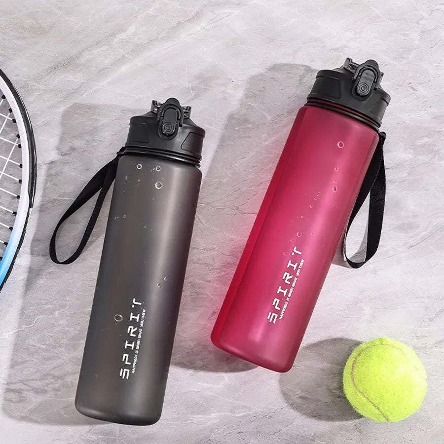 750ml Water Bottle with Straw Time Marker Large Capacity Motivational Plastic Water Jug for Gym Travel Outdoor Sports Reusable Everyday Essentials