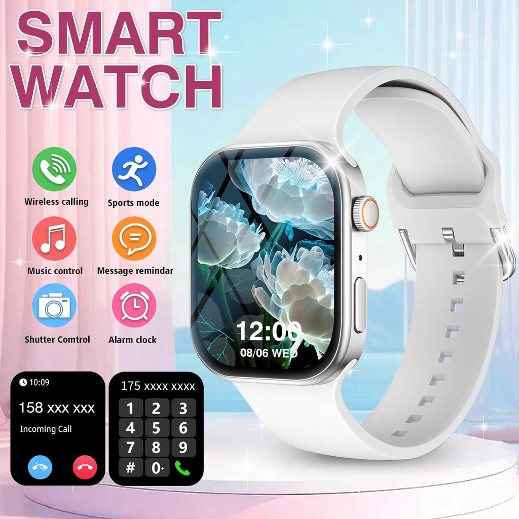 Smart Watch Bluetooth Call Message Display Fitness Monitoring Bracelet Christmas Gift Suitable for Android iPhone EVERYDAY ESSENTIALS