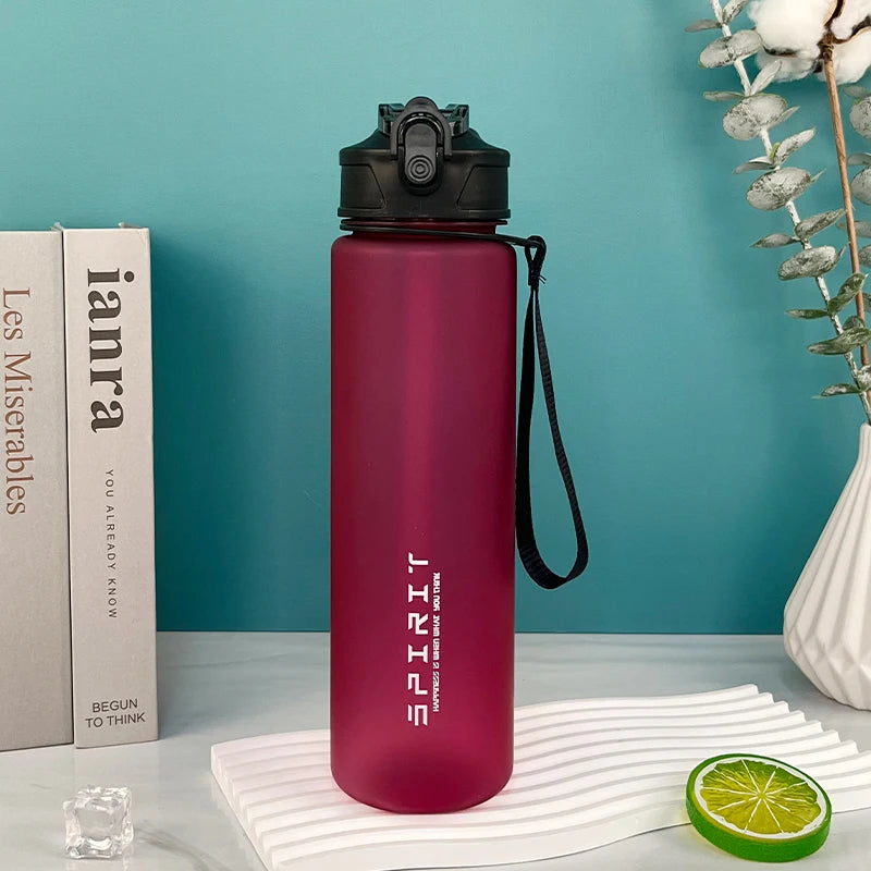 750ml Water Bottle with Straw Time Marker Large Capacity Motivational Plastic Water Jug for Gym Travel Outdoor Sports Reusable Everyday Essentials