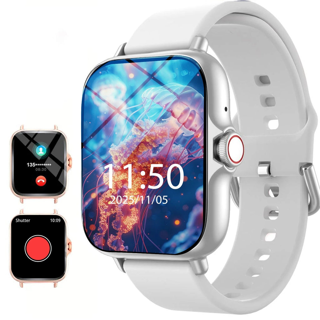 Smart Watch, Wireless Call/Dial, Multi-Sport Mode, Multiple APP Reminders, Suitable for Men and Women, Compatible with IPhone/An EVERYDAY ESSENTIALS