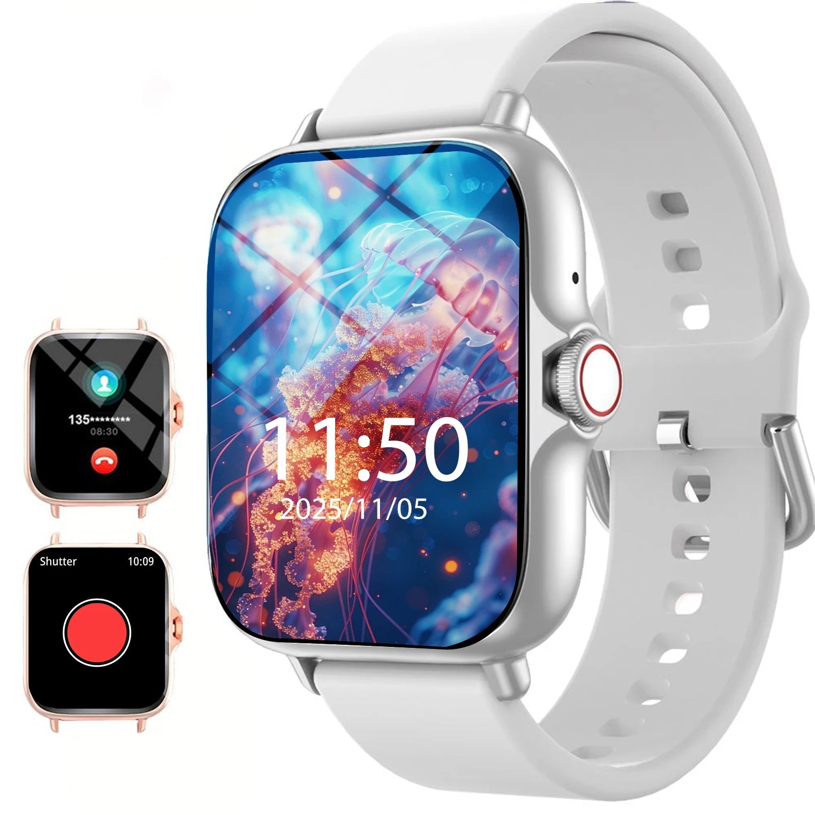Smart Watch, Wireless Call/Dial, Multi-Sport Mode, Multiple APP Reminders, Suitable for Men and Women, Compatible with IPhone/An EVERYDAY ESSENTIALS