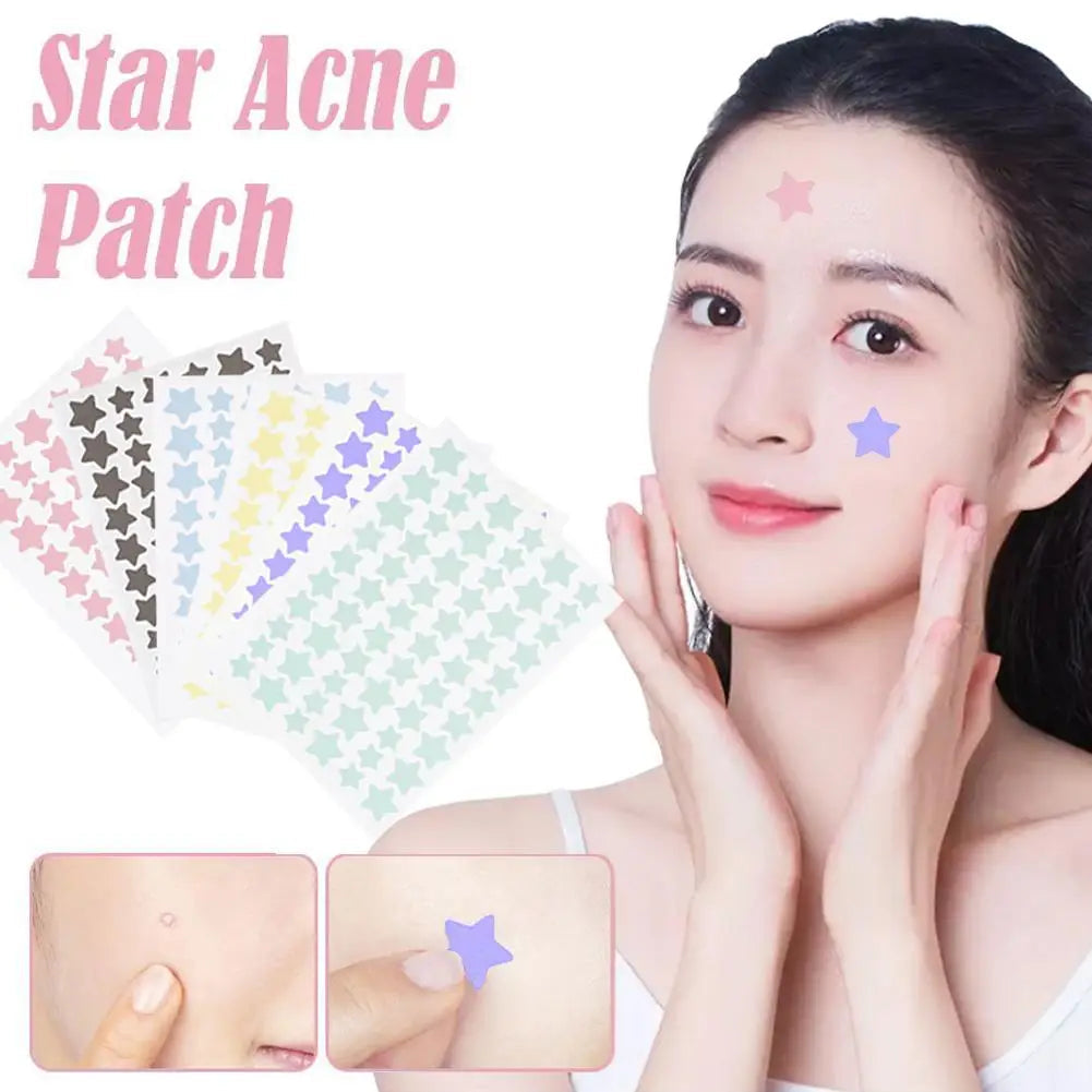 60PCS Colorful Acne Pimple Patch Sticker Waterproof Removal Pimple Anti-Acne Hydrocolloid Patches Spot Marks Repair Sticker EVERYDAY ESSENTIALS