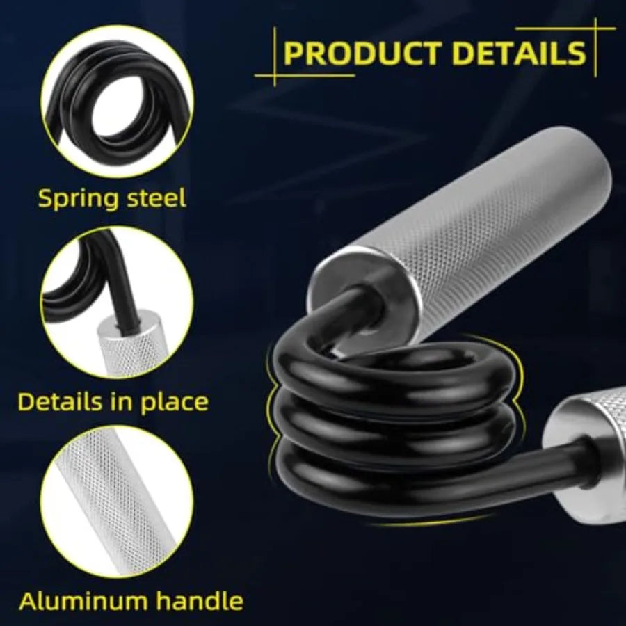 No Slip Heavy-Duty Metal Grip Strength Trainer Grip for Muscle Building Hand Rehabilitation Home Gym Exerciser Training Everyday Essentials