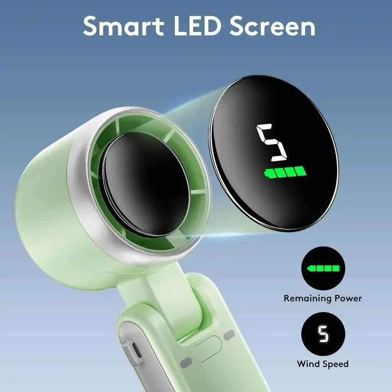 3-in-1 Fan, 5-speed, 3600mAh Rechargeable Lithium Battery, USB Charging, Travel Mini Fan Everyday Essentials