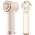 Portable Handheld Fan, Speed (1-100) Adjustable Turbo Mini Fan, 3000mAh Battery Rechargeable Personal Fan With Metal Body, Digital Display, Gifts For Women Men Travel/Camping/Outdoor-Grey EVERYDAY ESSENTIALS