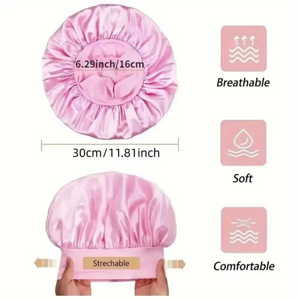 Heatless Curling Rod Set Satin Nightcap for Women No Heat Hair Rollers Sleeping Soft Headband Styling Tool Lazy Curls EVERYDAY ESSENTIALS