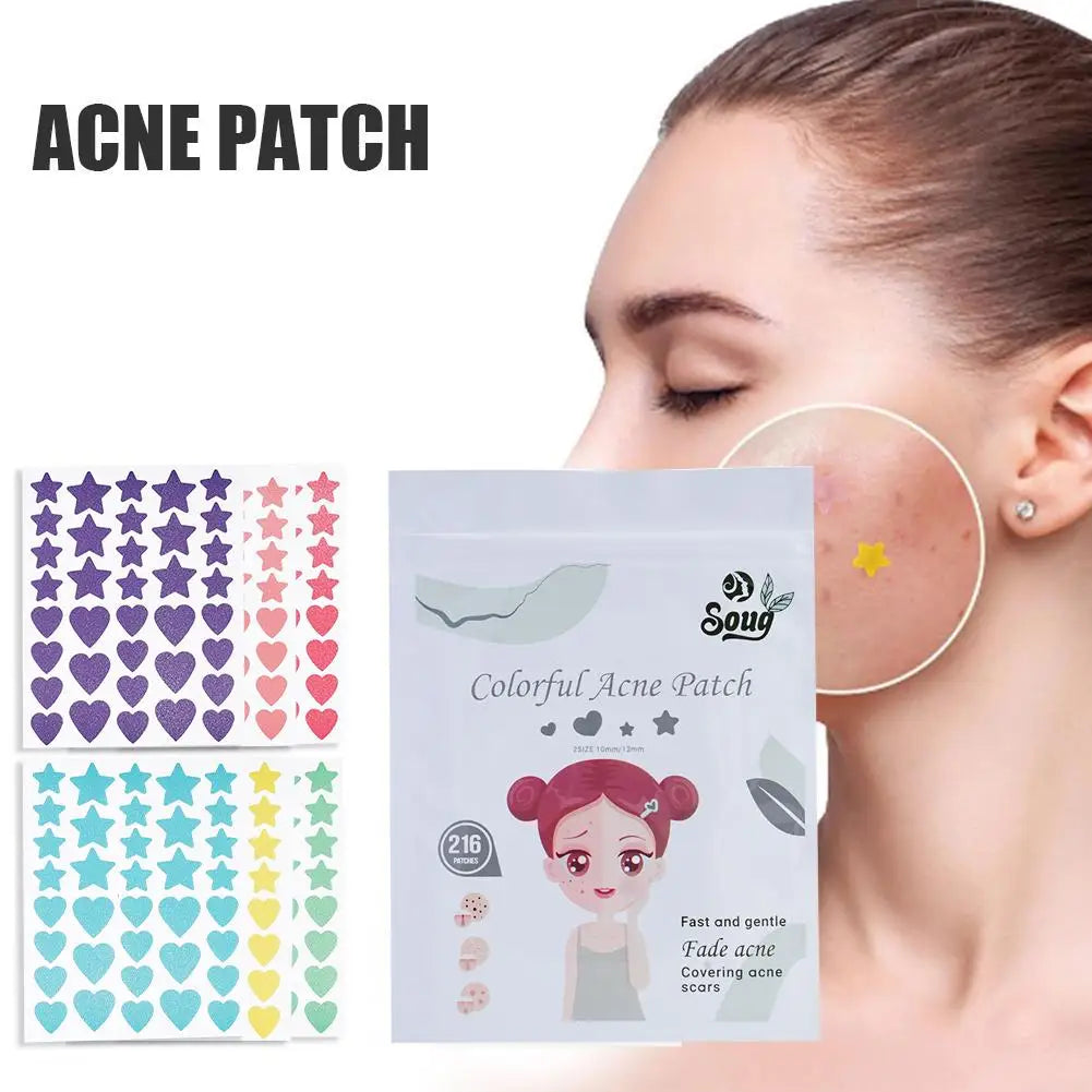 Cute Colorful Butterfly Pimple Patches Acne Treatment Stickers Invisible Acne Cover Face Spot Pimple Patch Skin Care EVERYDAY ESSENTIALS