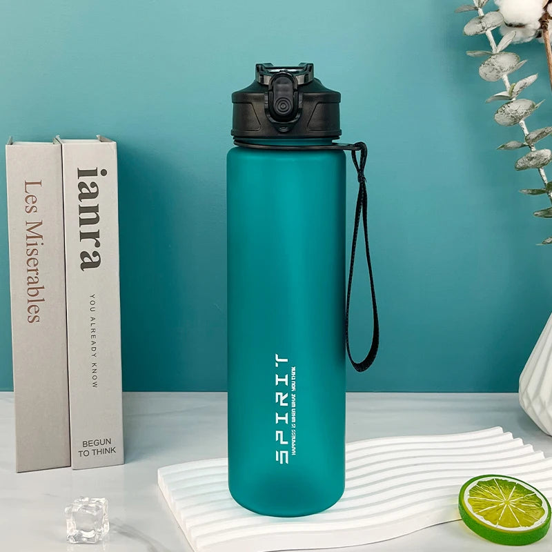 750ml Water Bottle with Straw Time Marker Large Capacity Motivational Plastic Water Jug for Gym Travel Outdoor Sports Reusable Everyday Essentials