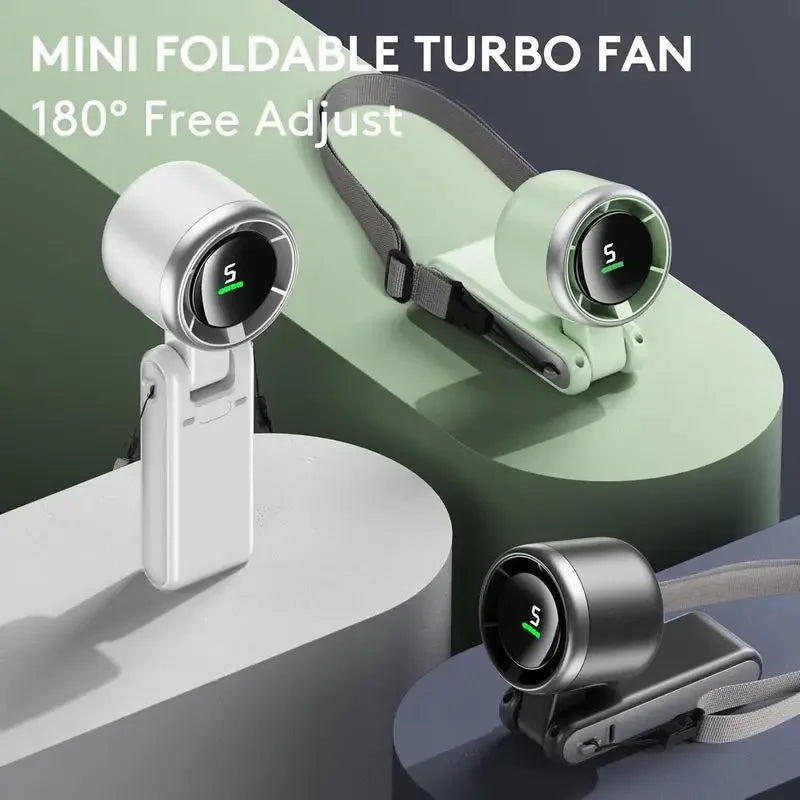 3-in-1 Fan, 5-speed, 3600mAh Rechargeable Lithium Battery, USB Charging, Travel Mini Fan Everyday Essentials
