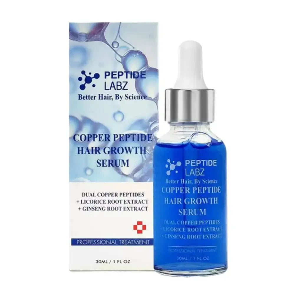 Copper Peptide GHK-cu Hair Growth Serum - Natural Gentle Formula Strengthens Hair Follicles For All Hair Types EVERYDAY ESSENTIALS