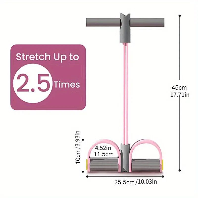 Adjustable Pedal Resistance Band – Full Body Home Gym Equipment for Arms, Legs, Waist Training, Pilates & Strength Workout Everyday Essentials