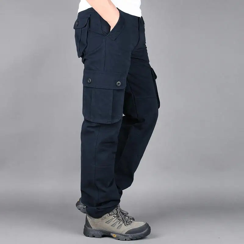Tactical Cargo Pants Men Cotton Overalls Outdoor Work Trousers Big Size Hombre Clothing Camo Hiking Pants EVERYDAY ESSENTIALS