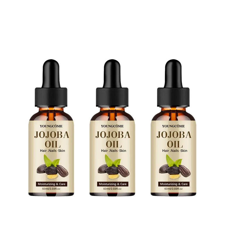 Organic Jojoba Oil, Pure Moisturizing Oil for Face, Hair, Skin Nails | Natural Cold Pressed Hexane Free Carrier Oil Hair Relaxer EVERYDAY ESSENTIALS