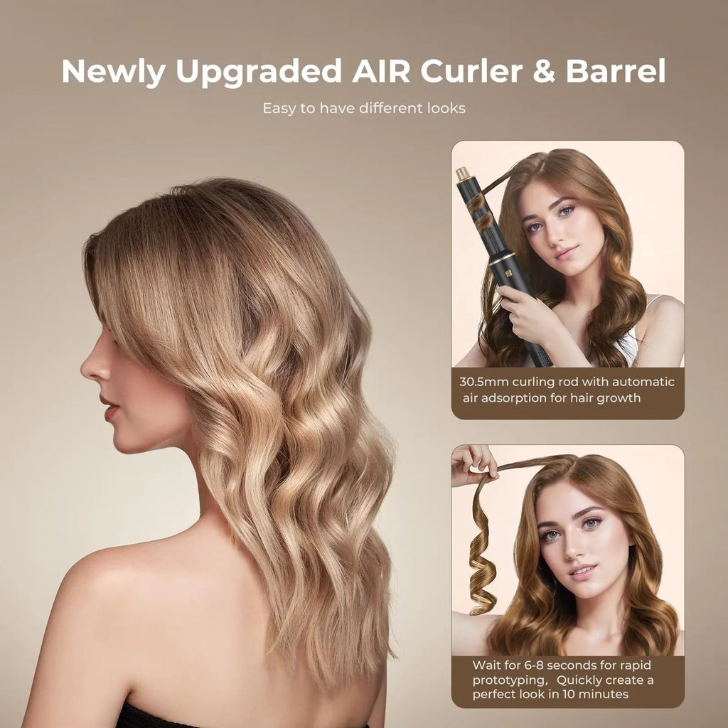 Multi-In-One Hair Dryer Styler, Hot Air Comb, Detachable Brush, Straightening & Curling Dual-Use, Household Hair Styling Tool EVERYDAY ESSENTIALS
